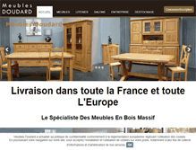 Tablet Screenshot of meublesdoudard.fr